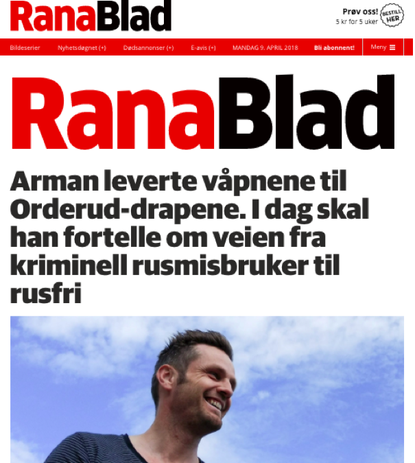 Omtale av foredrag i Mo i Rana